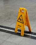 Caution Wet Floor Sign A-Frame Yellow